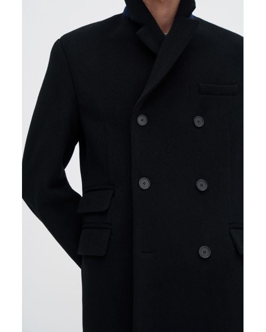 Filippa K Black Patrick Overcoat for men