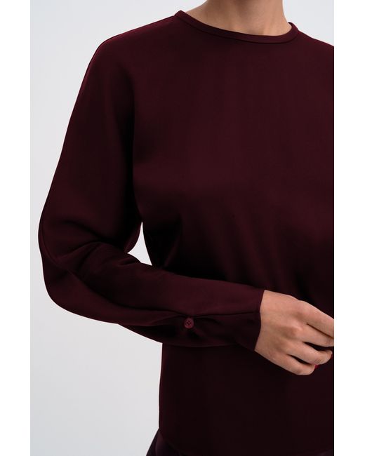 Filippa K Red Batwing Top