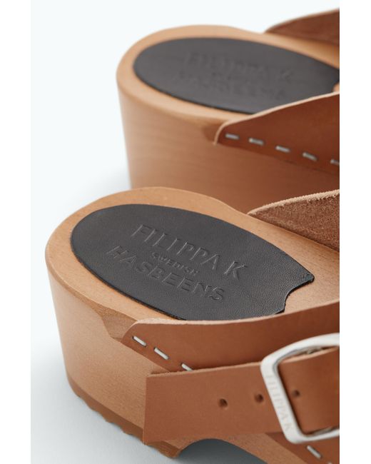 Filippa K White Fk X Sh Backstrap Clog