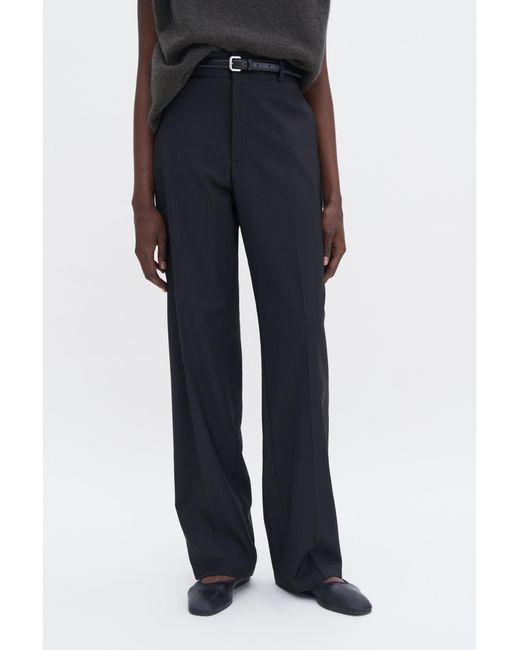 Filippa K Blue Tailored Wool Trousers