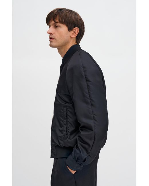 Filippa K Blue Technical Bomber Jacket for men
