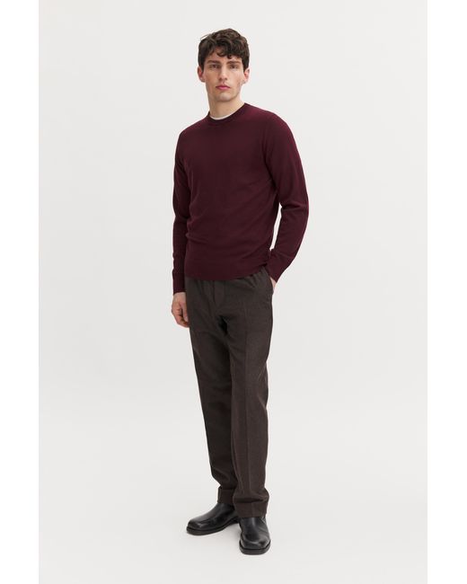 Filippa K Red Merino Sweater for men