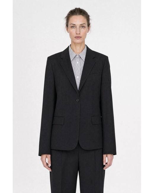Filippa K Black Delilah Cool Wool Blazer