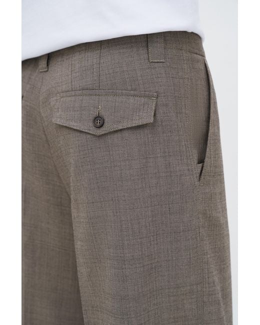 Filippa K Gray Wool Blend Tailored Short for men