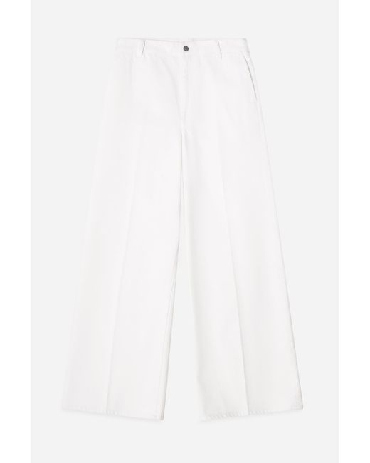 Filippa K White Wide Leg Jean