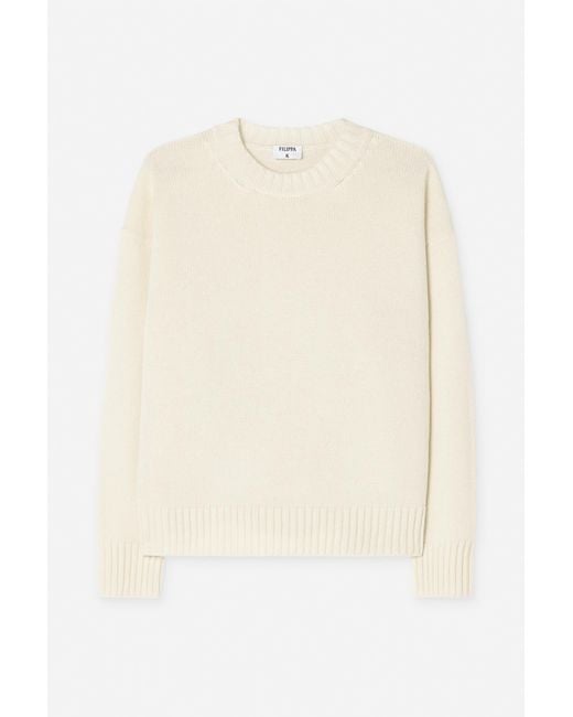 Filippa K Natural Wool Cashmere Sweater