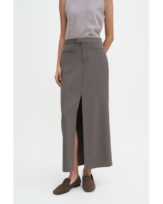 Filippa K Multicolor Long Tailored Skirt