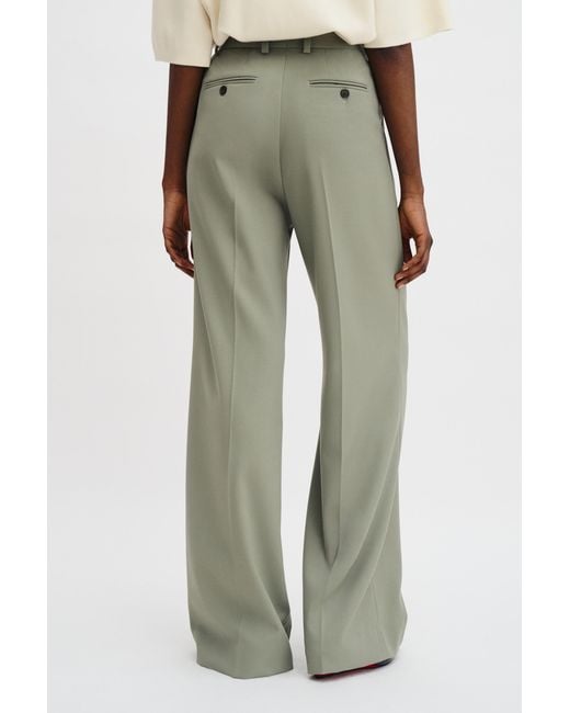 Filippa K Green Darcey Wool Trousers