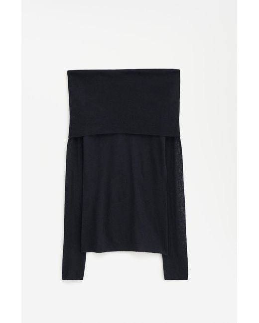 Filippa K Blue Light Off Shoulder Top