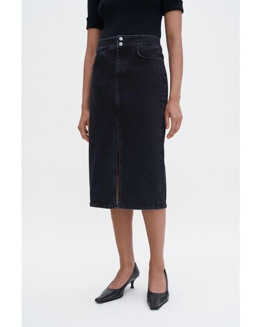 Filippa K Blue Trucker Jean Skirt