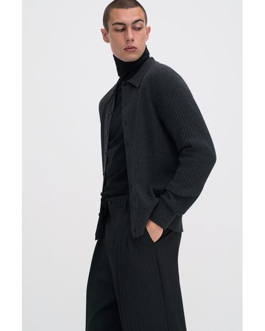 Filippa K Blue Organic Cotton Stretch Turtlen for men