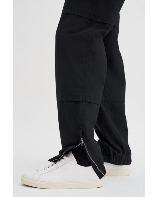 Filippa K Black Nico Track Trousers for men