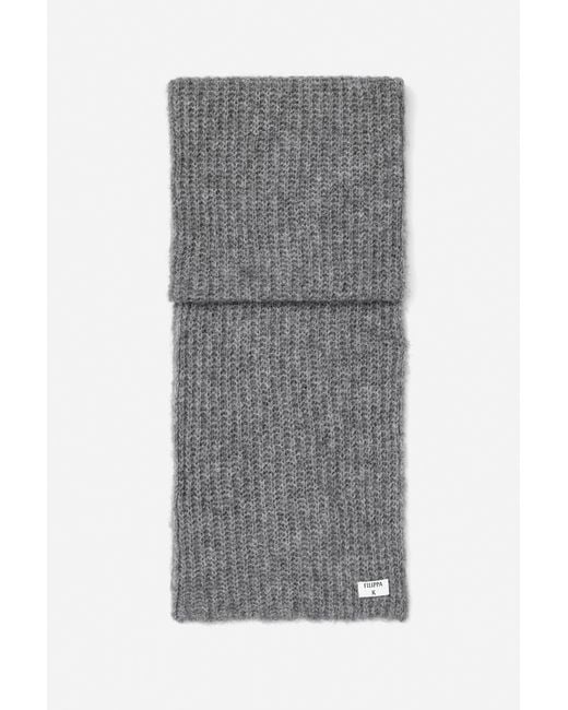 Filippa K Gray Hairy Alpaca Scarf