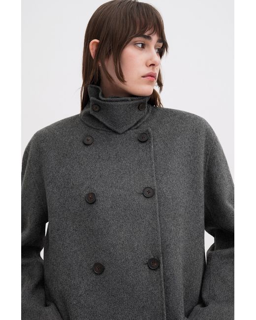 Filippa K Black Amelia Doublé Coat