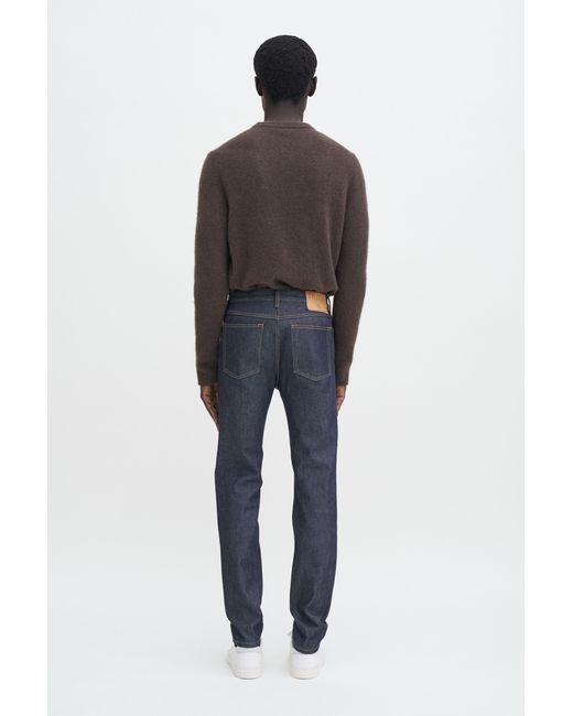 Filippa K Blue Slim Straight Jeans for men