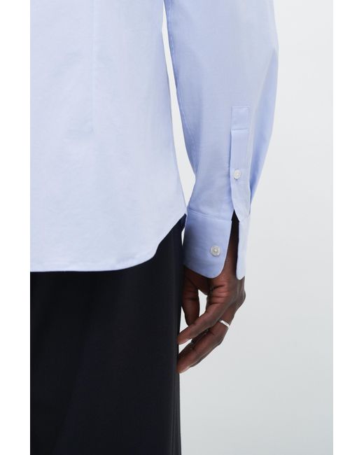 Filippa K White Slim Cotton Stretch Shirt for men