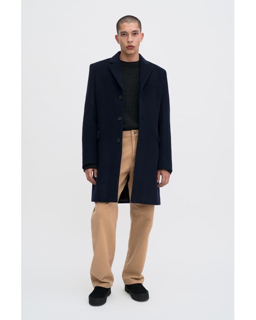 Filippa K Blue William Wool Coat for men