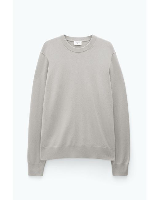 Filippa K Gray Cotton Merino Sweater for men