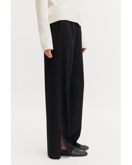 Filippa K White Teo Drapey Trousers