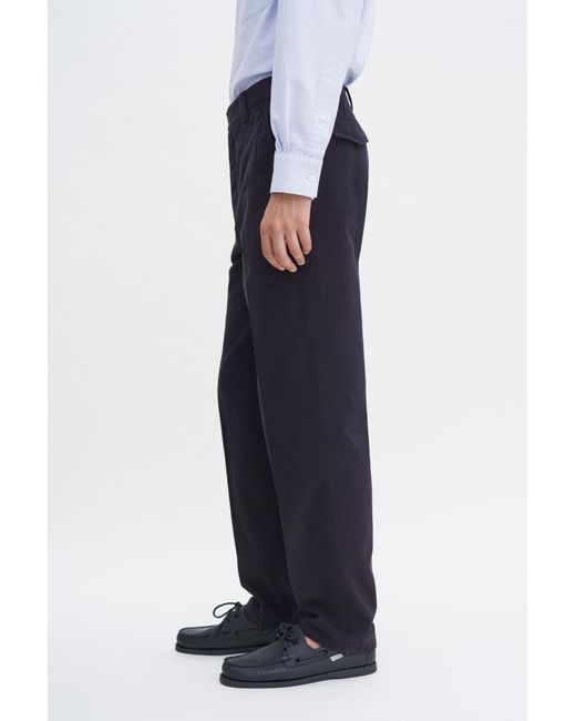 Filippa K Blue Cotton Chino Trouser for men
