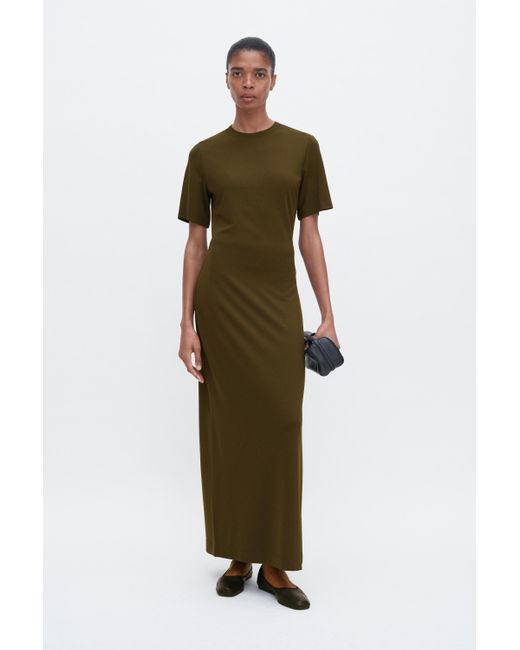 Filippa K Green Long T-shirt Dress