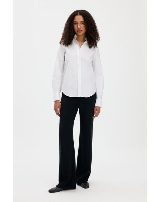 Filippa K White Classic Poplin Shirt