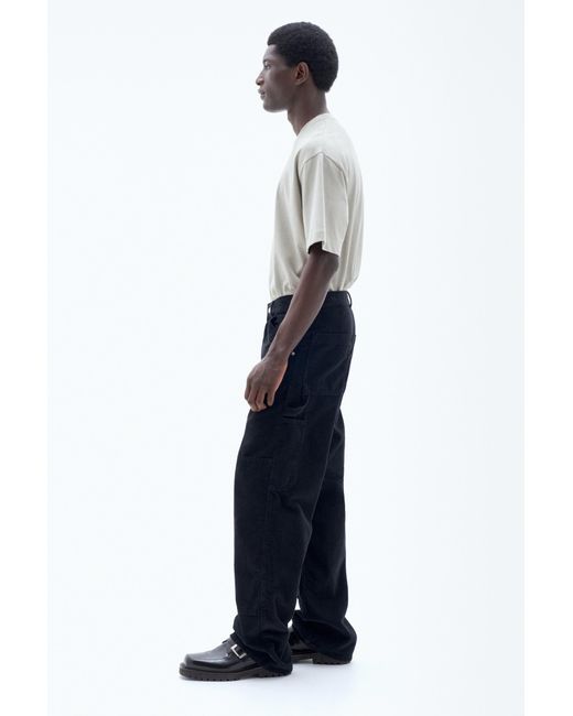 Filippa K Relaxed Terry Wool Trousers French Navy at