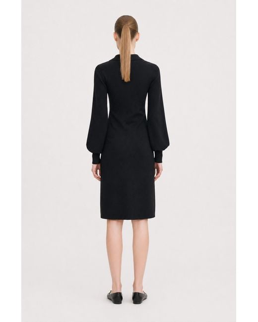 Filippa K Blue Knit Polo Dress