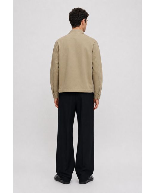 Filippa K Natural Cotton Workwear Jacket for men