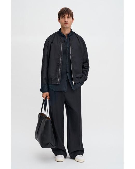 Filippa K Blue Technical Bomber Jacket for men