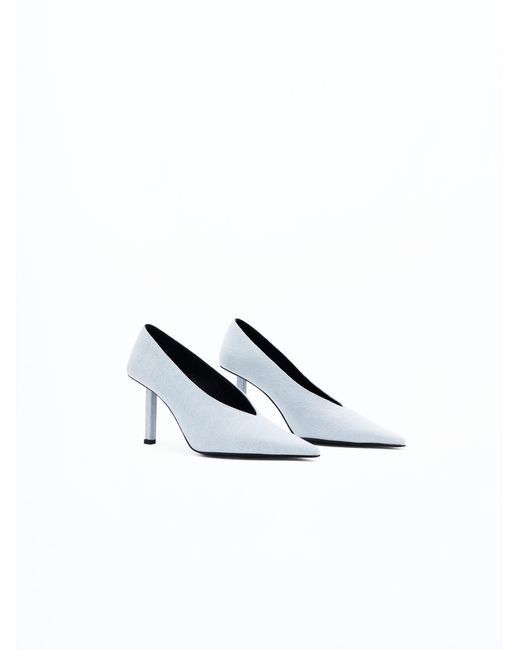 Filippa K White Pointy High Pumps