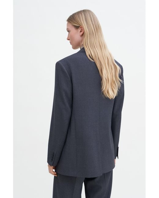 Filippa K Blue Davina Oversized Blazer