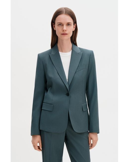 Filippa K Green Sasha Cool Wool Blazer