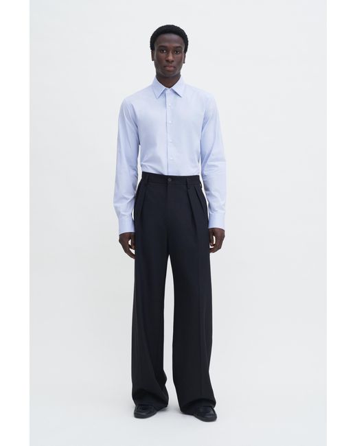Filippa K White Slim Cotton Stretch Shirt for men