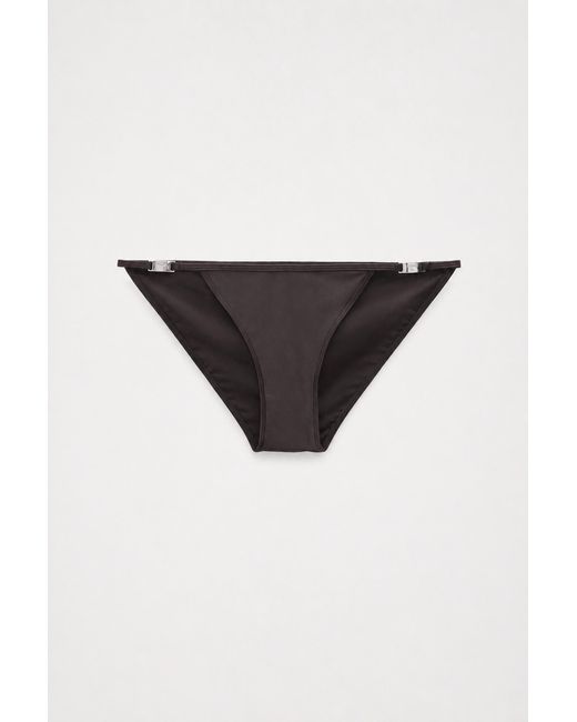 Filippa K Black Low Waist Bikini Briefs