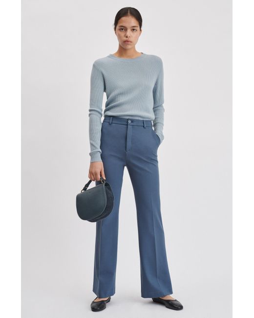 Filippa K Ivy Jersey Trouser in Blue | Lyst
