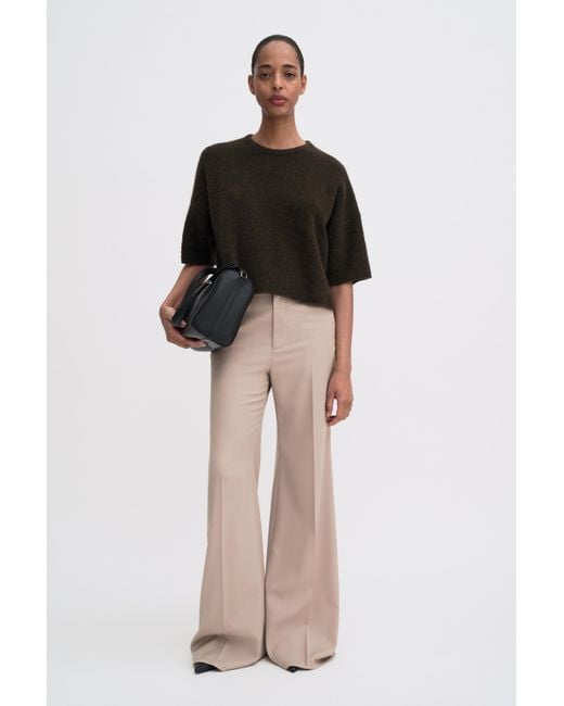 Filippa K Black Wool Yak Tee