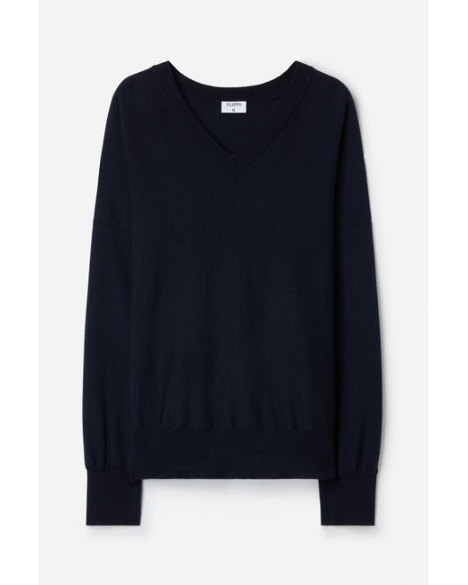 Filippa K Blue Batwing Sweater