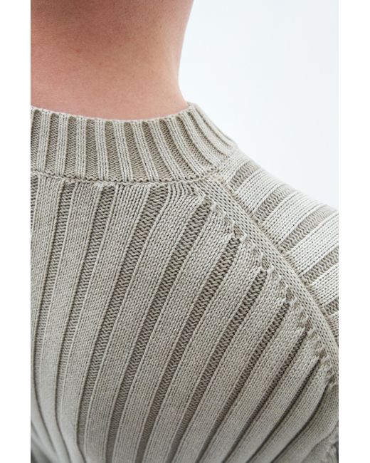 Filippa K Gray Rib Sweater for men