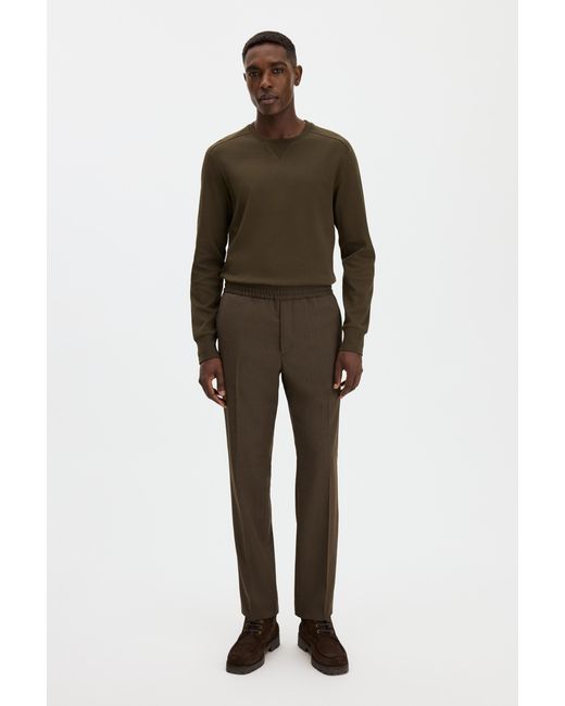 Filippa K Brown Hammer Sleeve Sweater for men