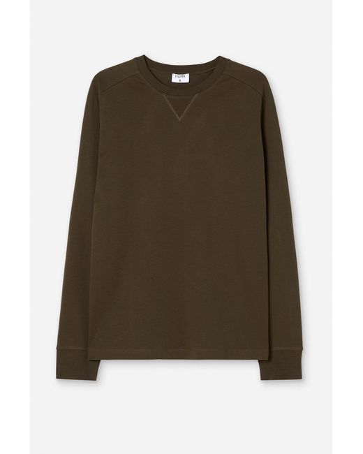Filippa K Brown Hammer Sleeve Sweater for men