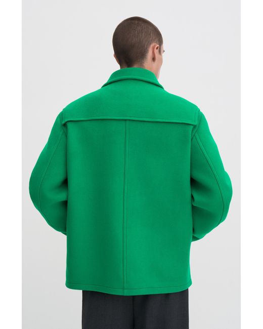 Filippa K Green Wool Donkey Jacket for men