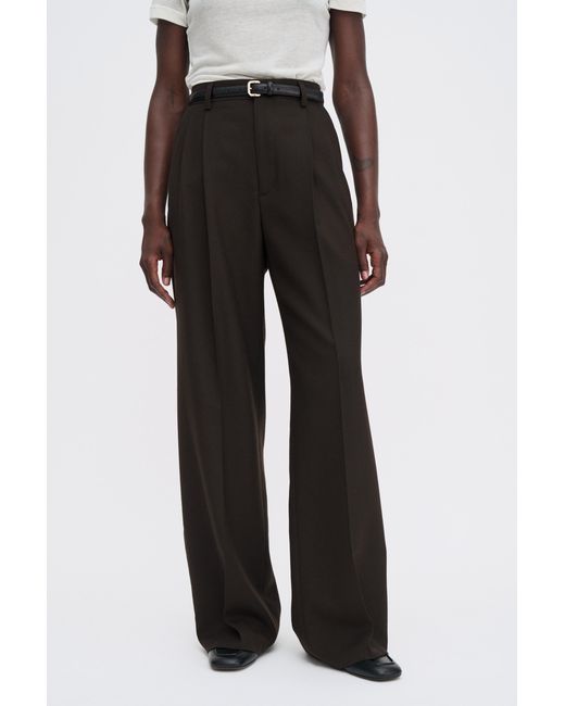 Filippa K White Darcey Wool Trousers