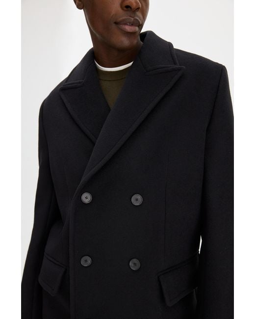 Filippa K Blue Damian Wool Coat for men