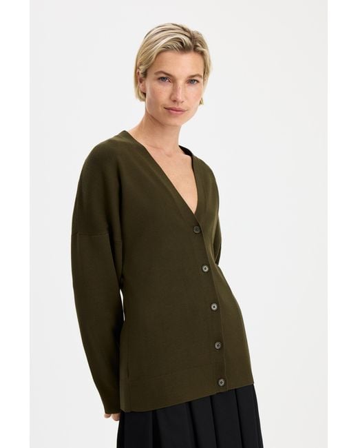 Filippa K Green Hourglass Cardigan