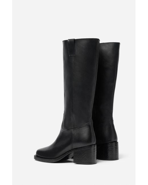 Filippa K Black Leather Riding Boots