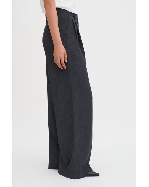 Filippa K Blue Darcey Wool Trousers