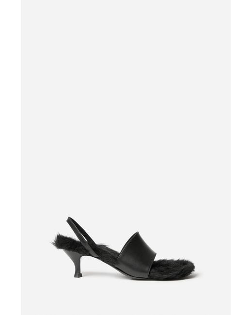 Filippa K Black Fur Heel