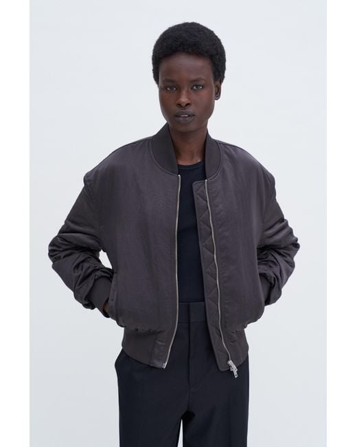 Filippa K Blue Nylon Zip Jacket