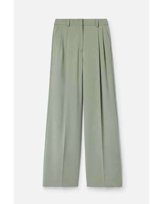 Filippa K Green Darcey Wool Trousers